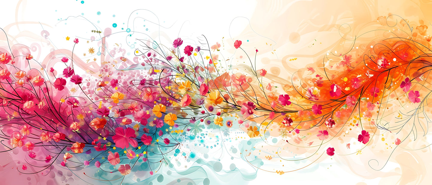 Mug - Colorful floral
