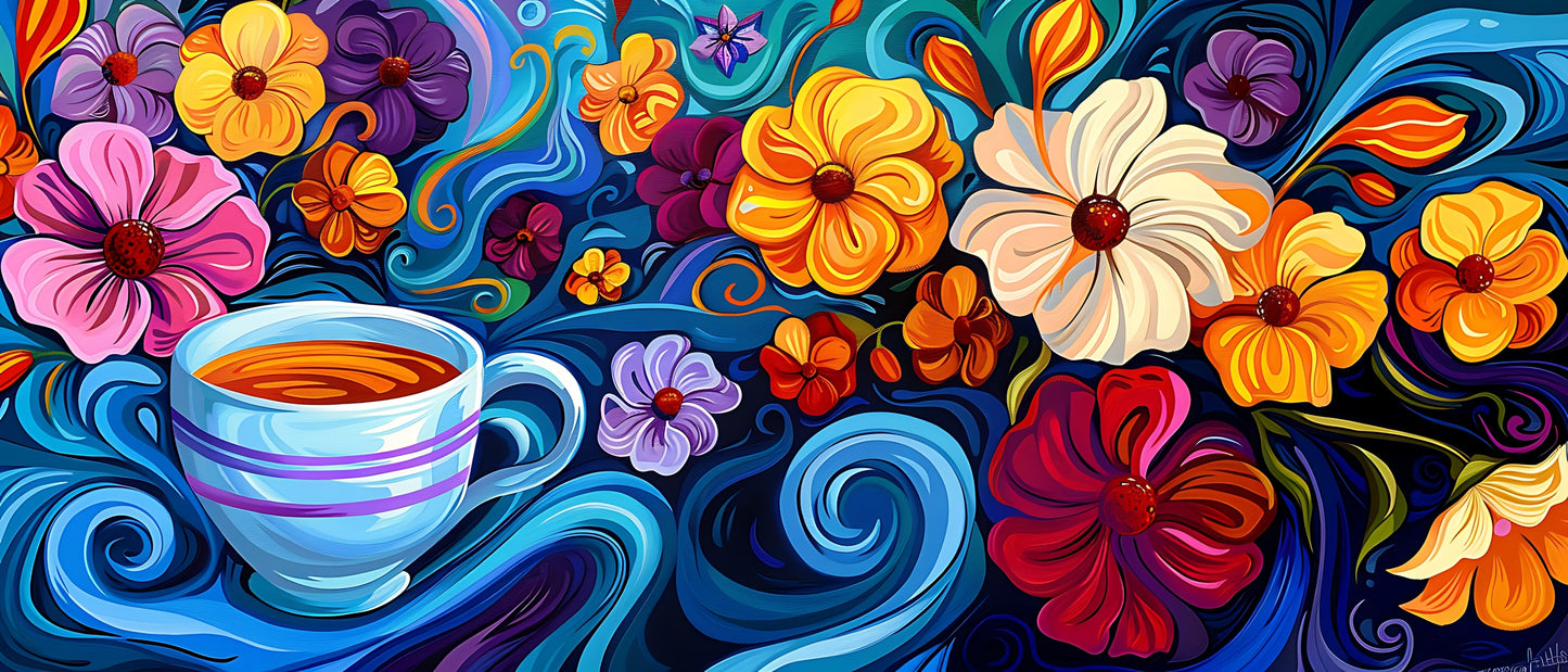 Mug - Colorful floral
