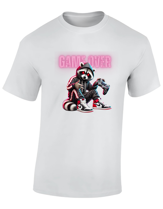 T-shirt - Game over pink