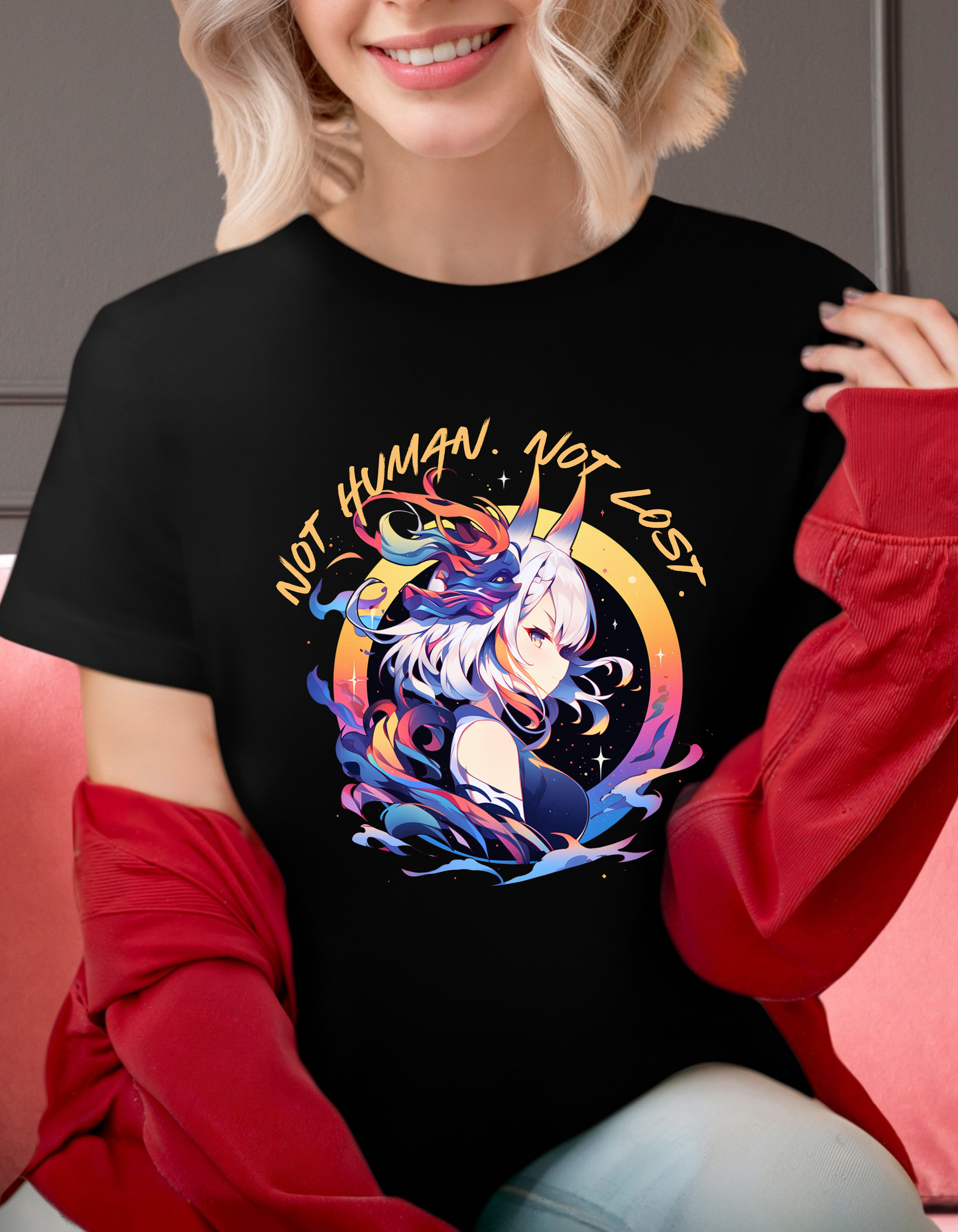 T-shirt - Not human, not lost