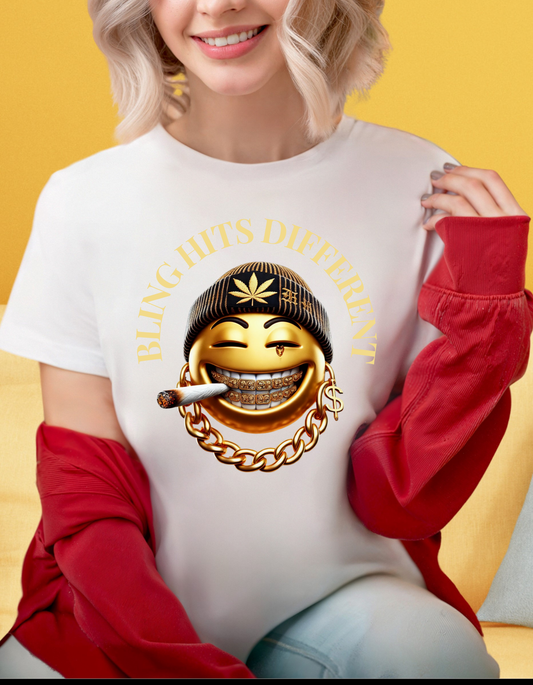 T-shirt - Bling hits different