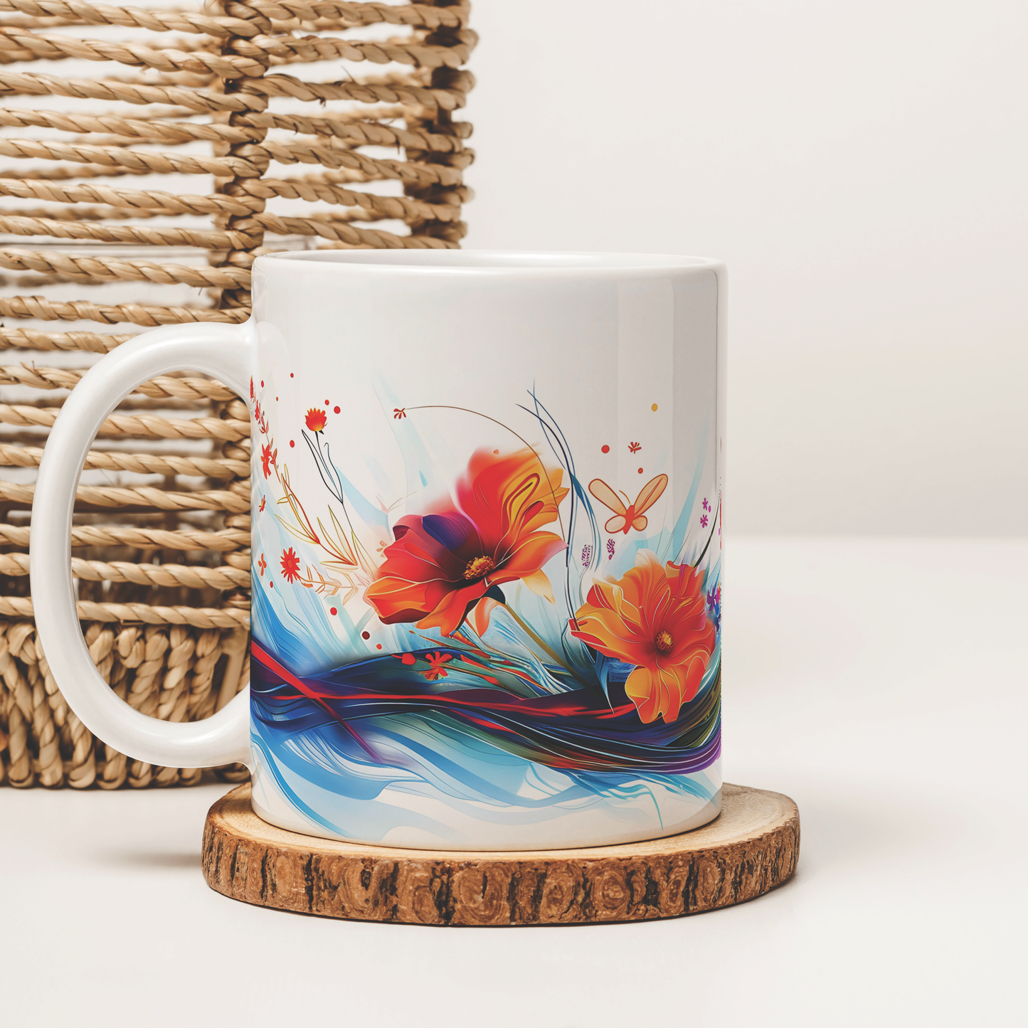 Mug - Colorful floral