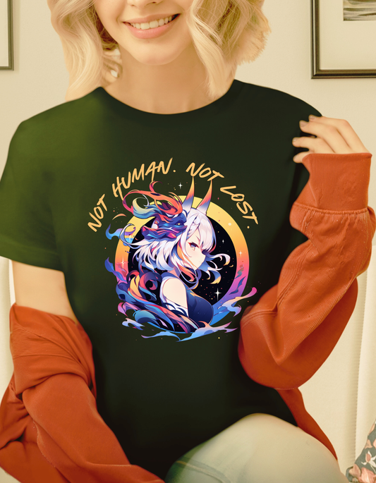 T-shirt - Not human, not lost