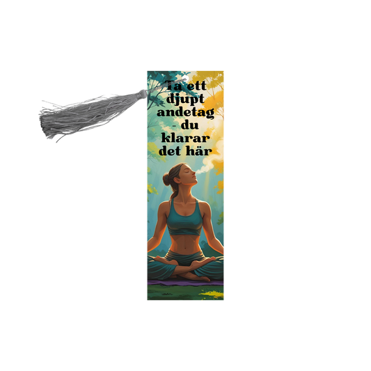 Bookmark - Ta ett djupt andetag- du klarar det här