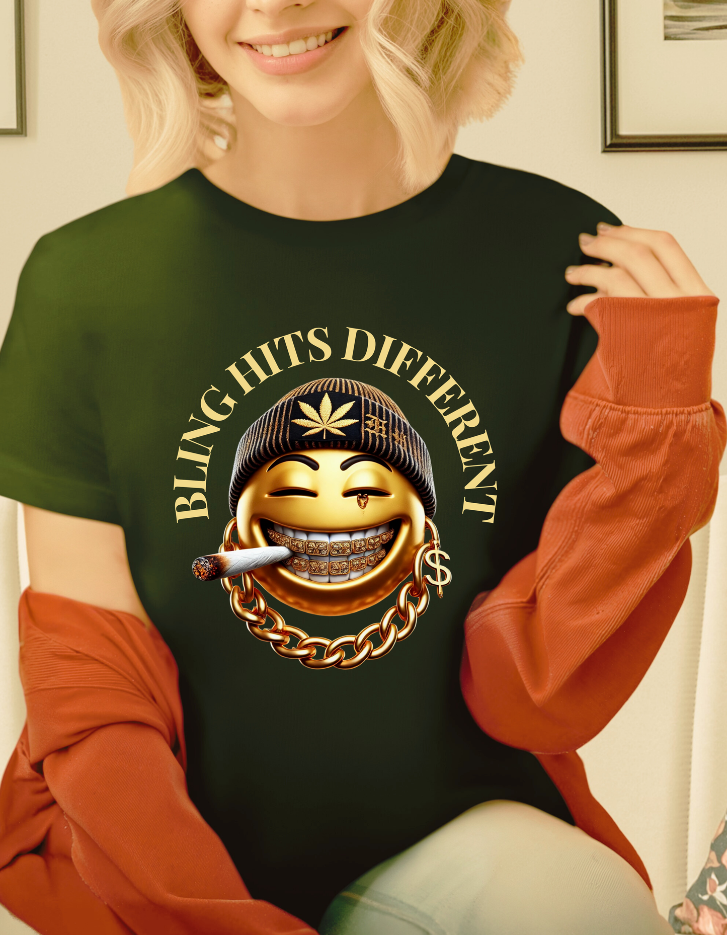 T-shirt - Bling hits different