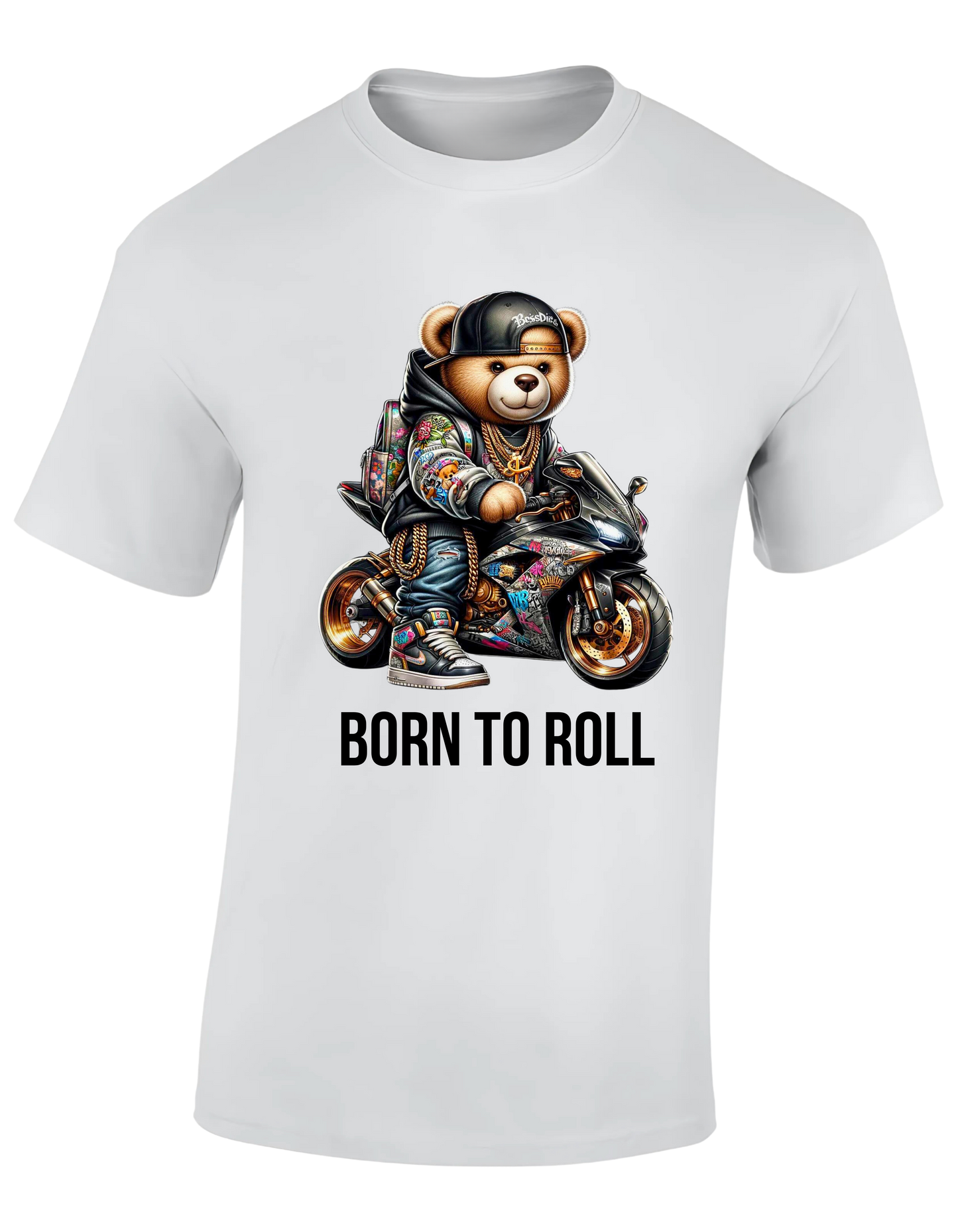 T-shirt -Born to roll