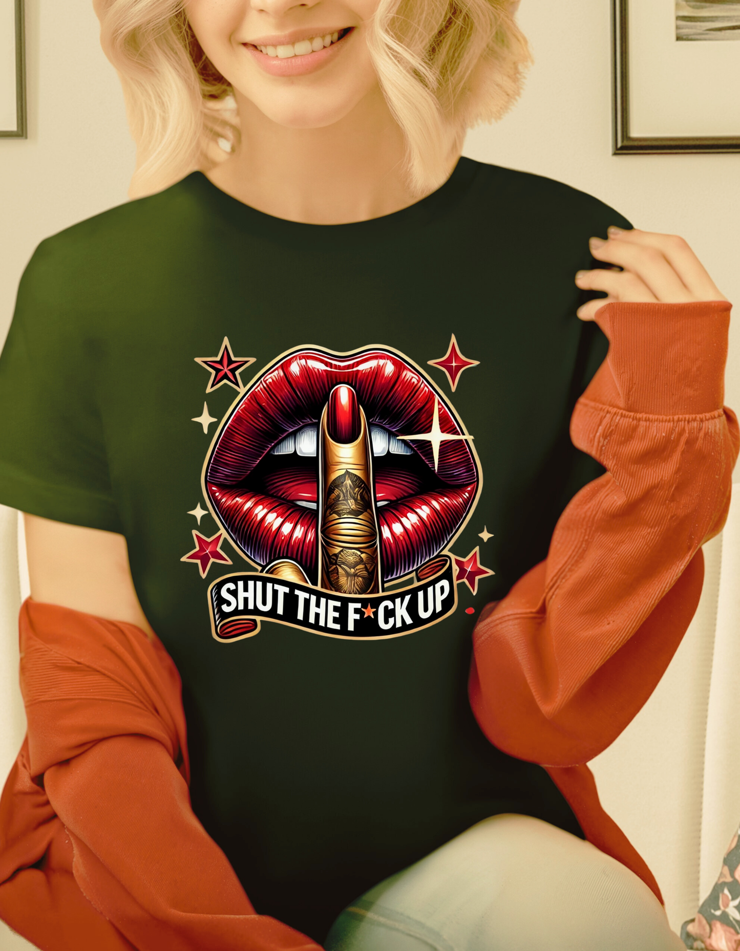 T-shirt - Shut the f*ck up