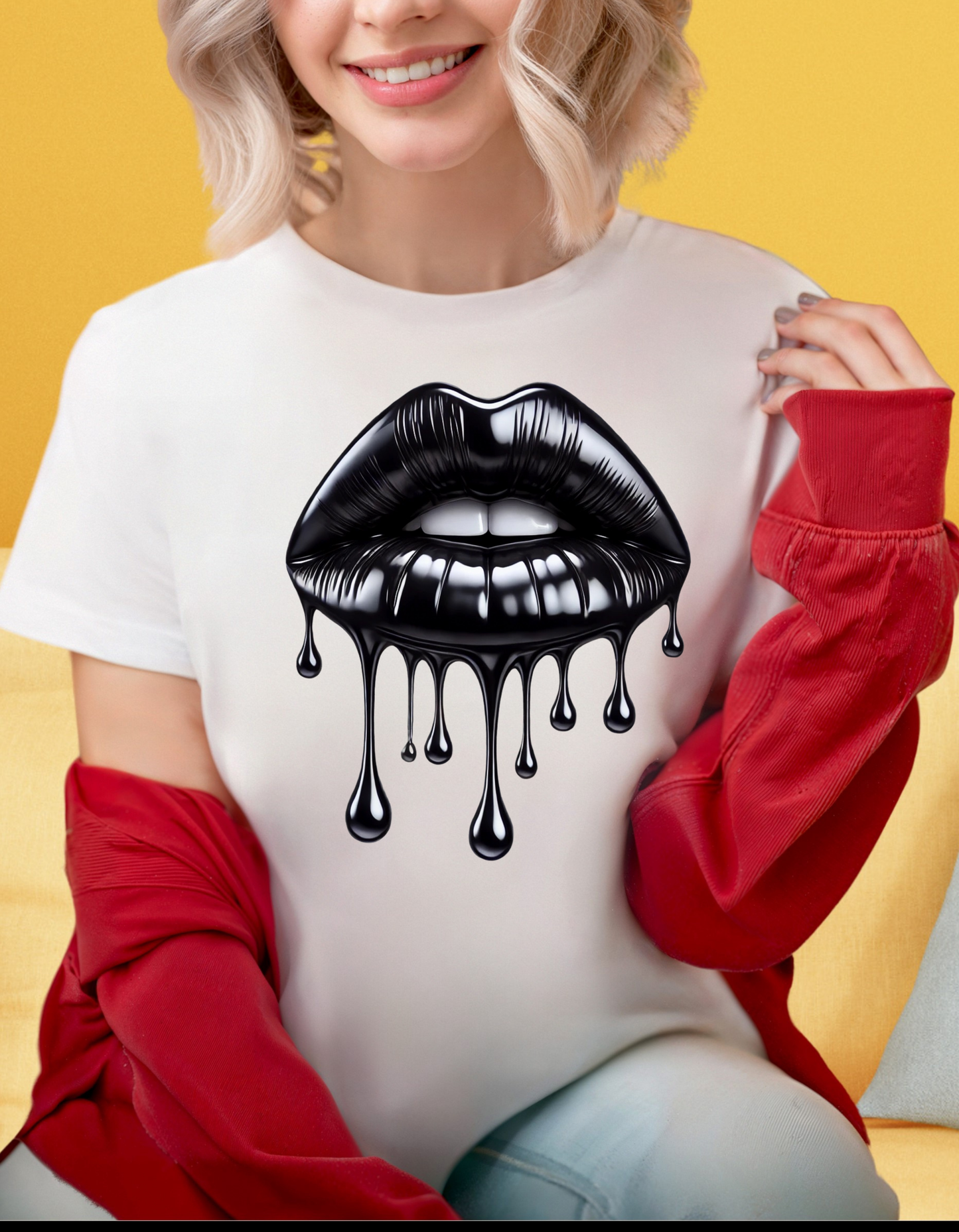 T-shirt -Glossed in Noir