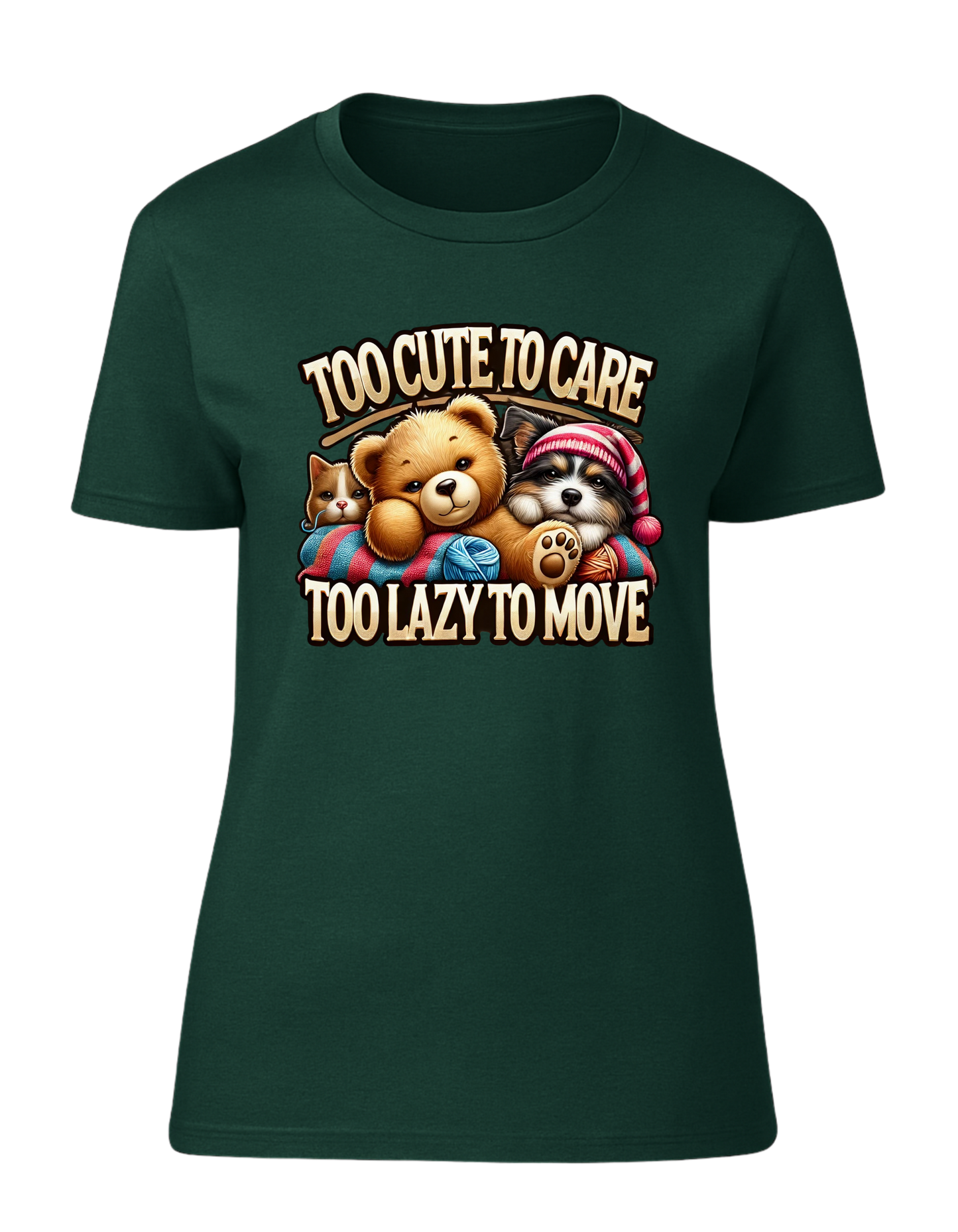T-shirt - Too cute to care