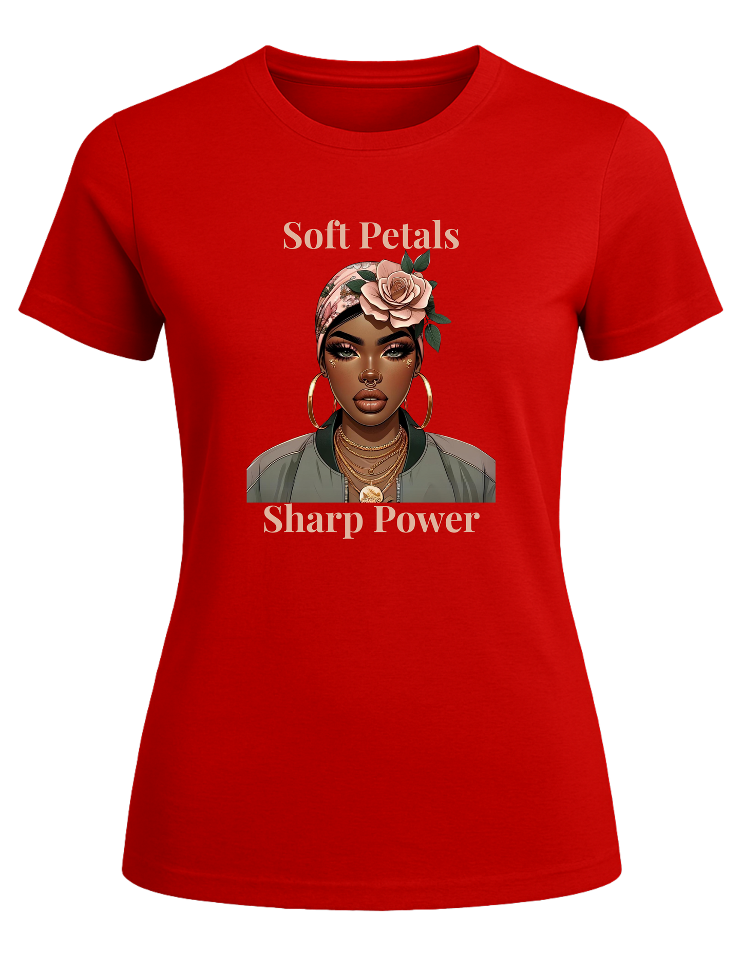T-shirt - Soft petals, sharp power