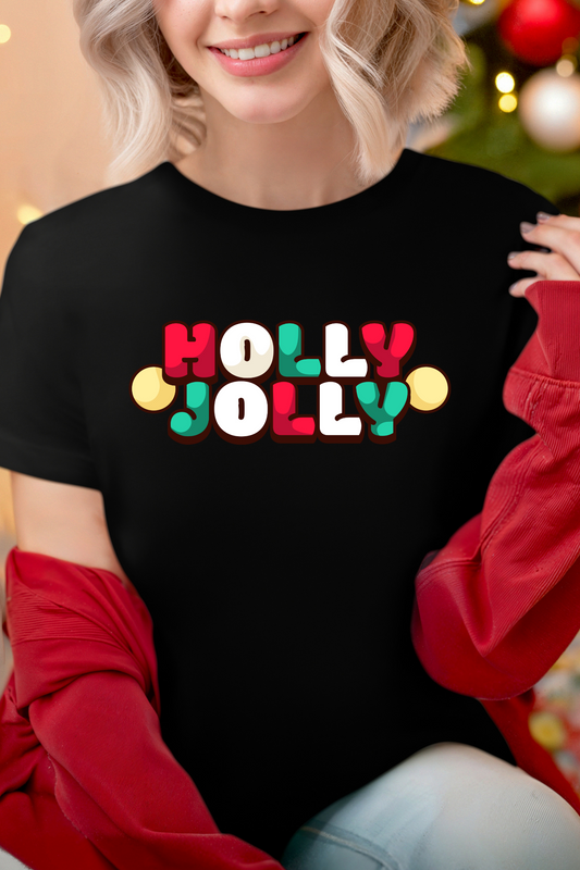 T-shirt - Holly Jolly