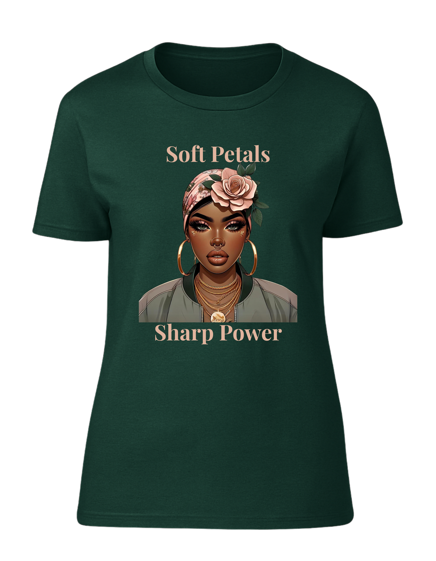 T-shirt - Soft petals, sharp power