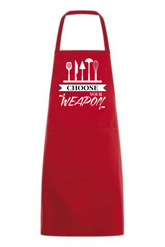 Köksförkläden- Choose yur weapon