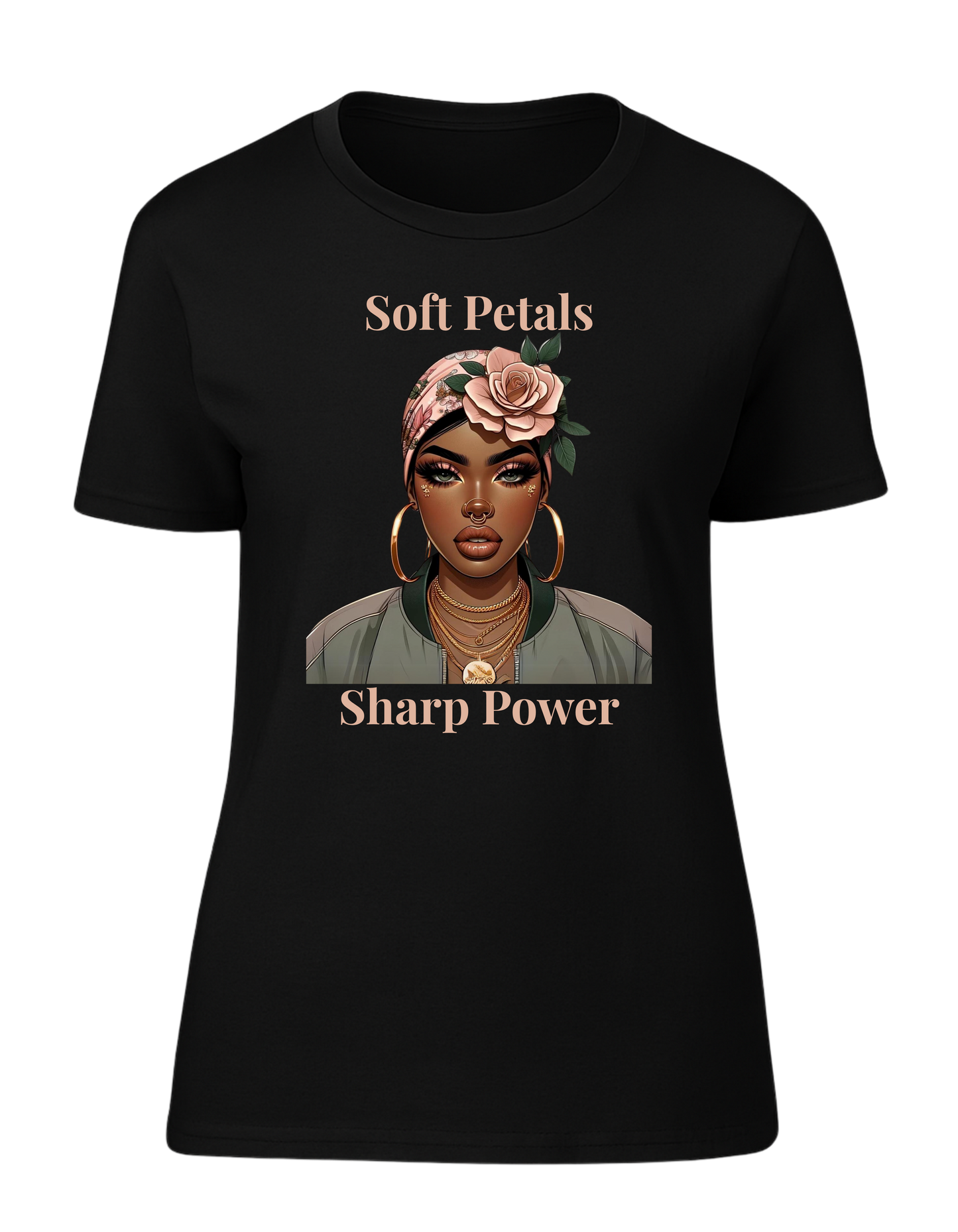 T-shirt - Soft petals, sharp power