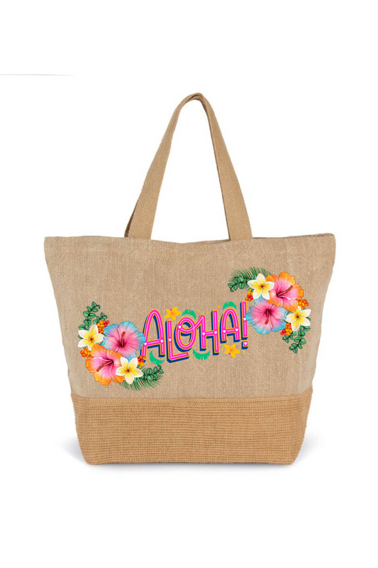Strand Väska - Aloha Floral