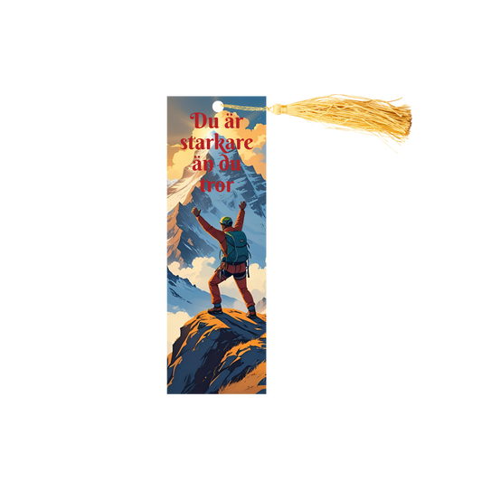 Bookmark - Du är starkare än du tror