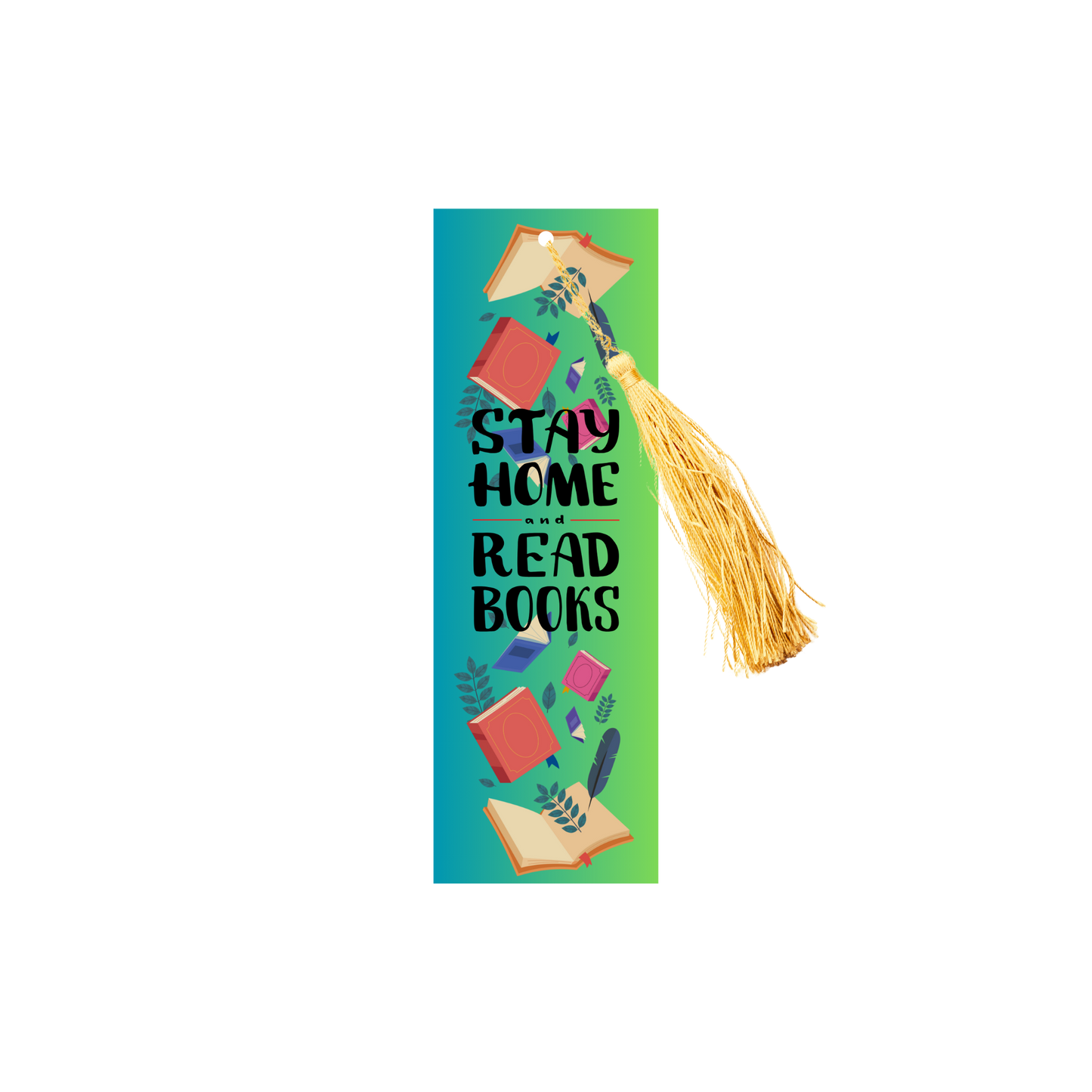 Bookmark - Stay home & read books