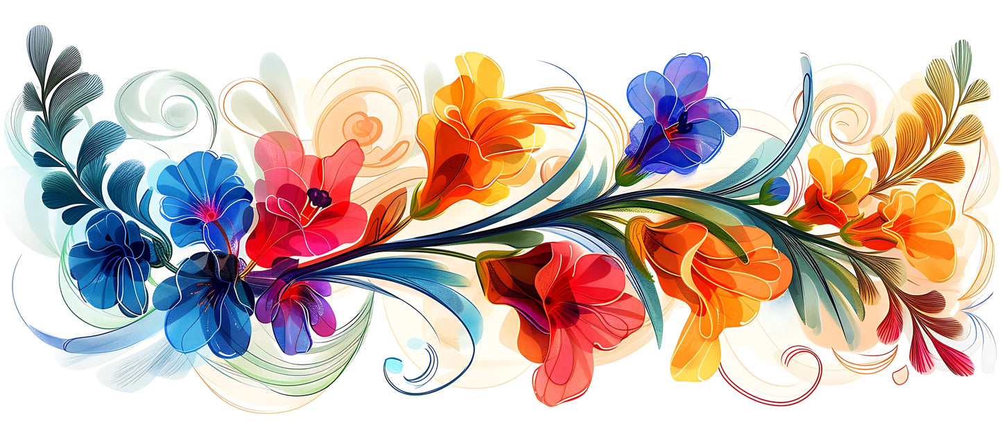 Mug - Colorful floral