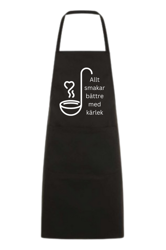 Köksförkläden-Allt smakar bättre med kärlek