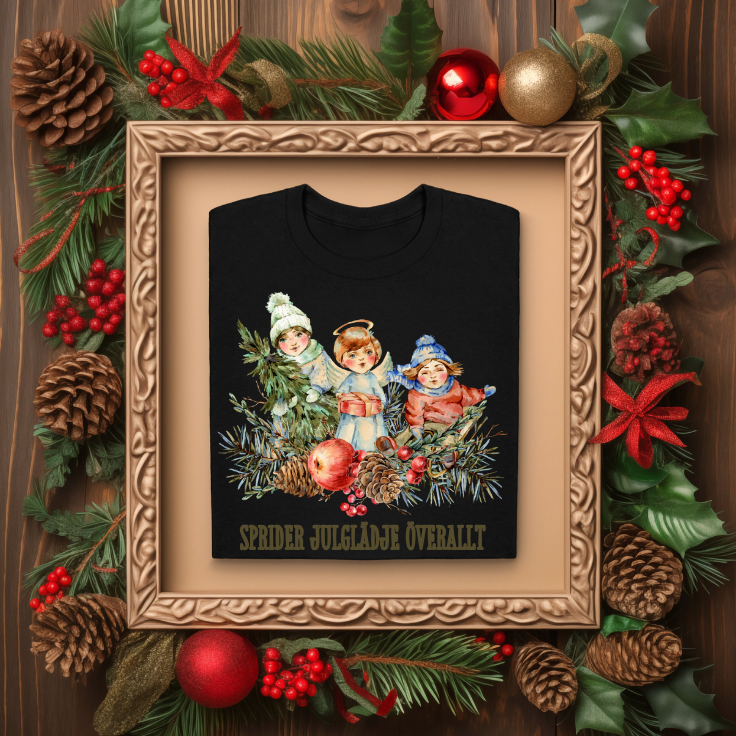 T-shirt - Sprider Julglädje overallt