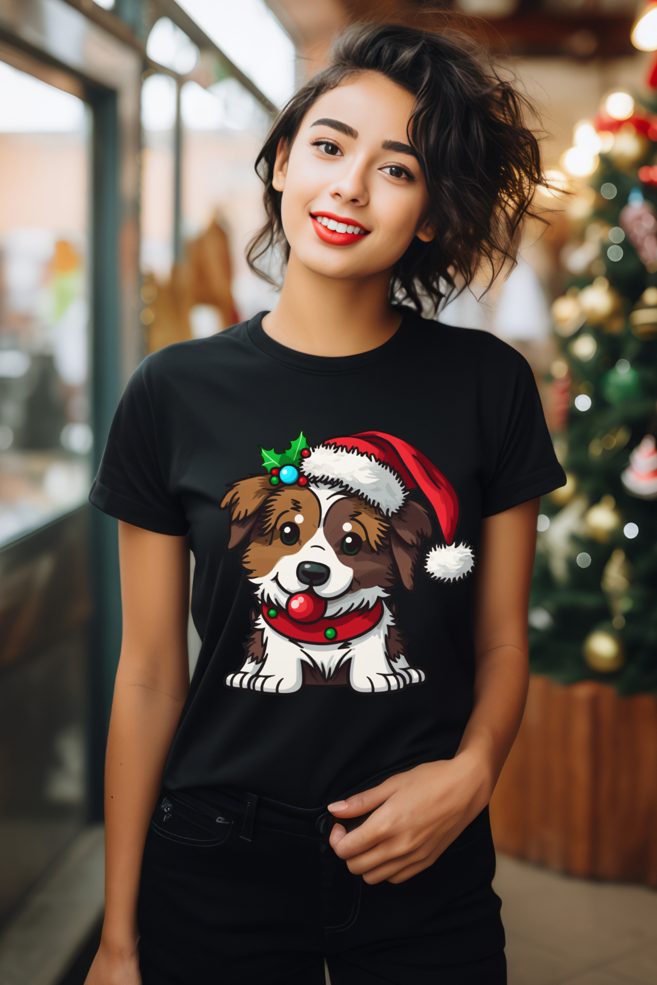 T-shirt - Christmas Dog