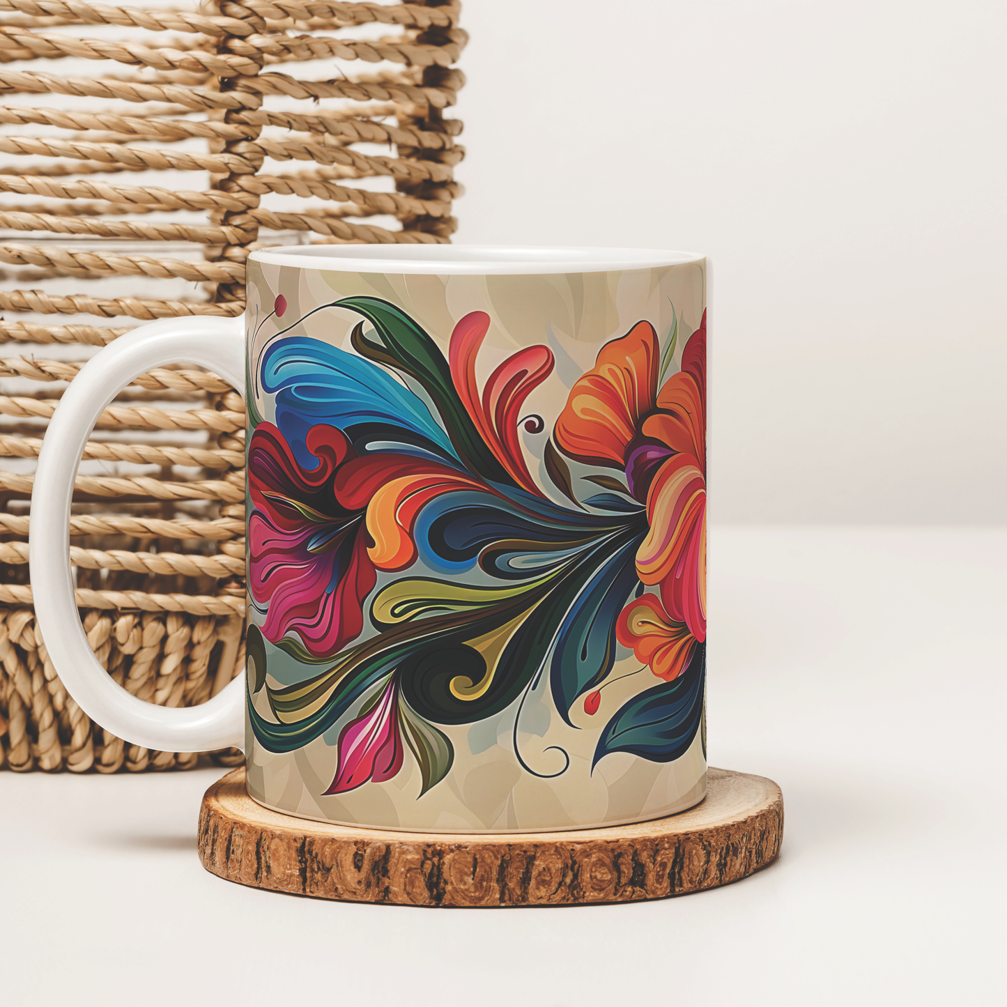 Mug - Colorful floral