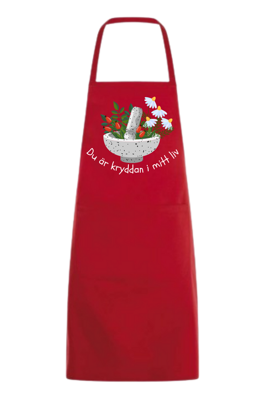 Köksförkläden- Du är krydan i mitt liv