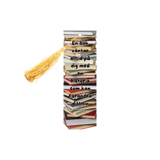 Bookmark - En bok väntar alltid på dig...