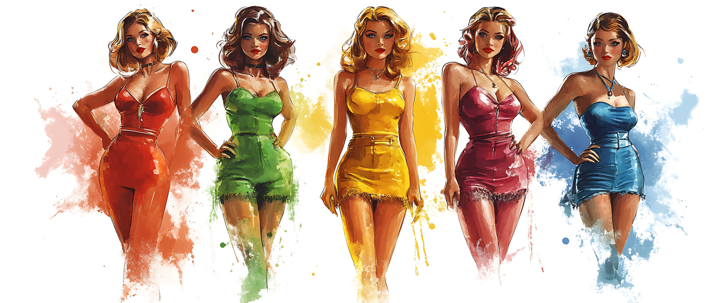 Mug - Retro girls