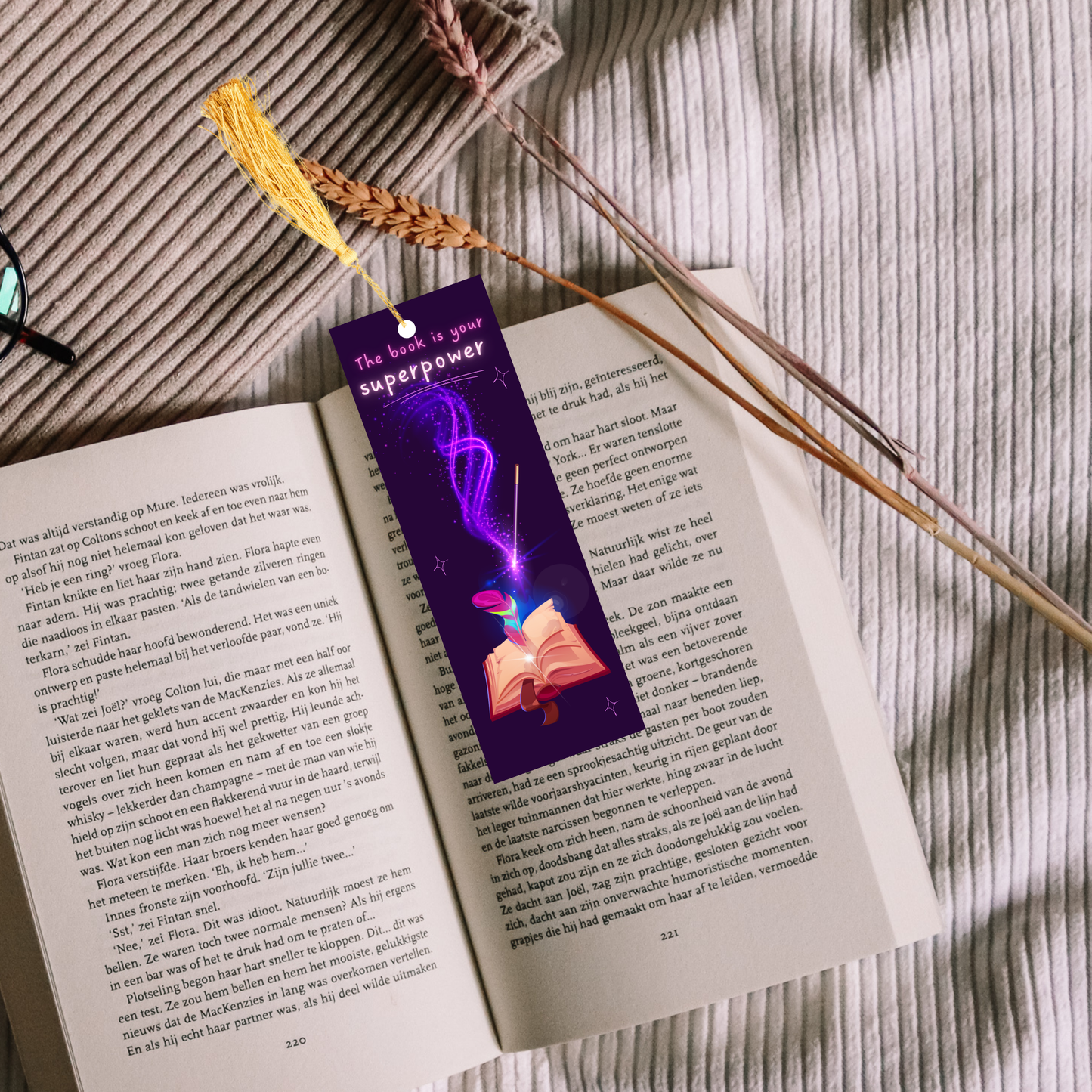 Bookmark - The book is your superpower