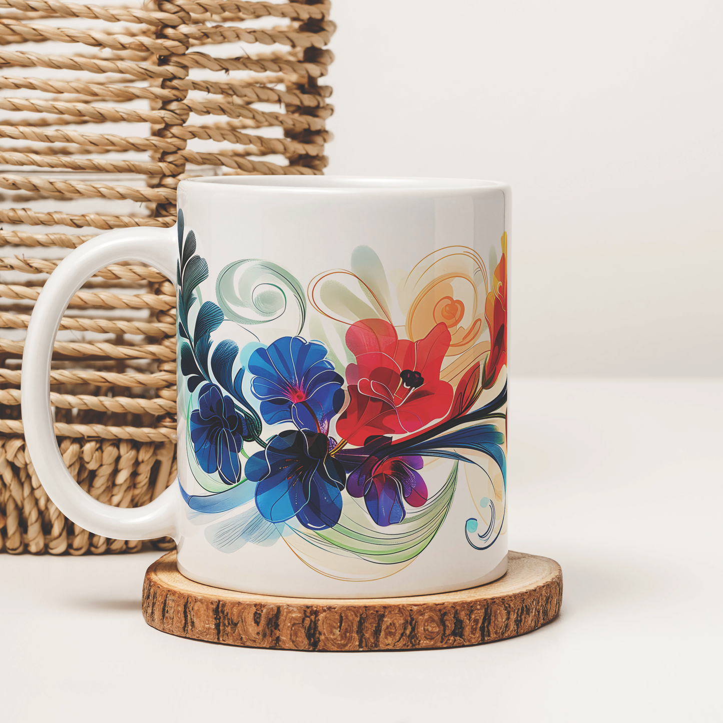 Mug - Colorful floral