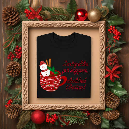 T-shirt - Snögubbe på toppen