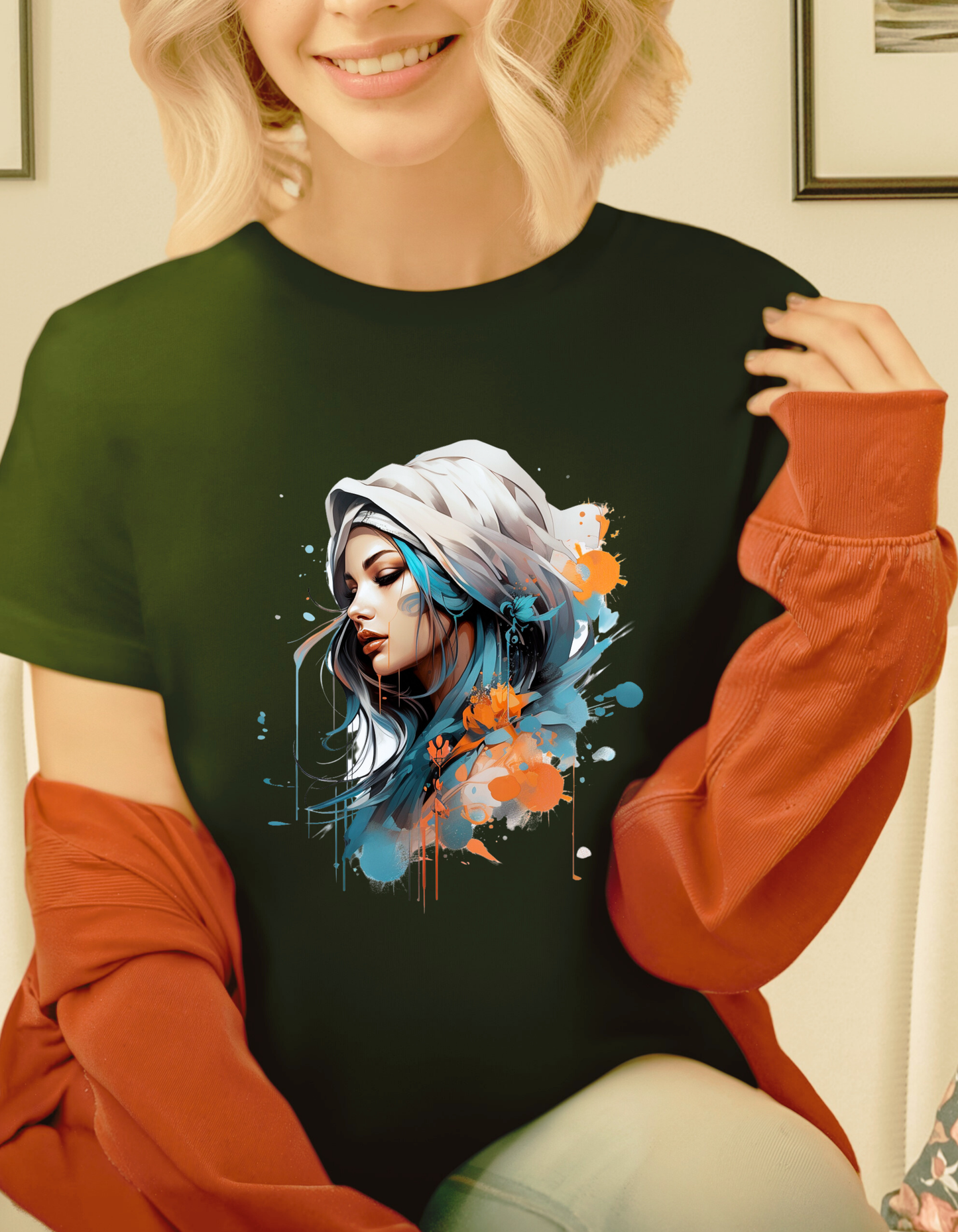 T-shirt - Colourful girl