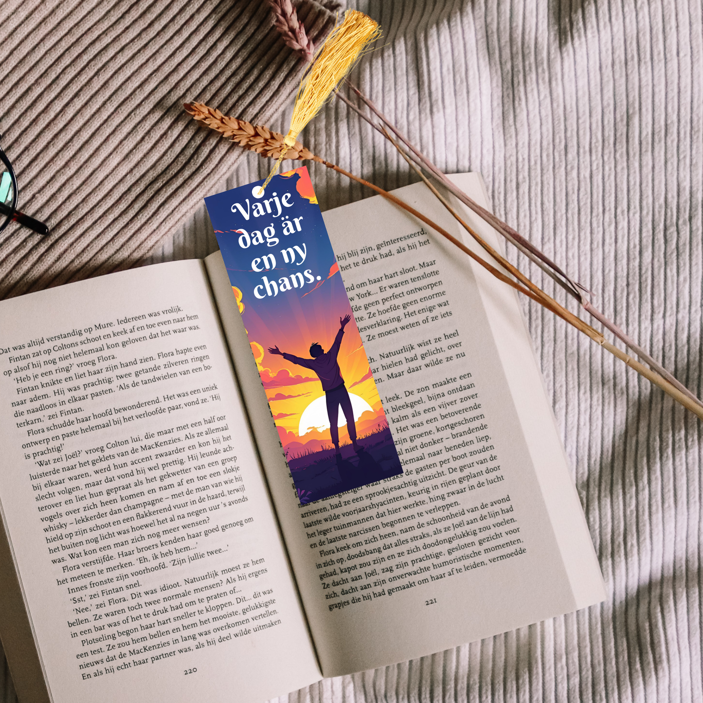 Bookmark - Varje dag är en ny chans
