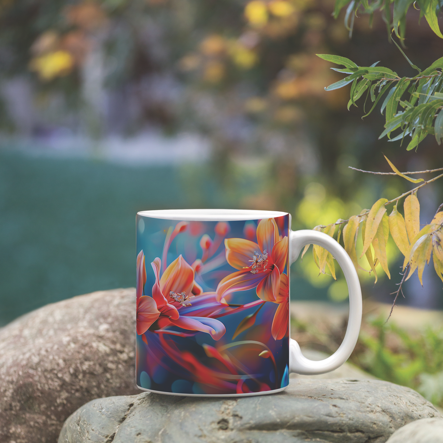 Mug - Colorful floral