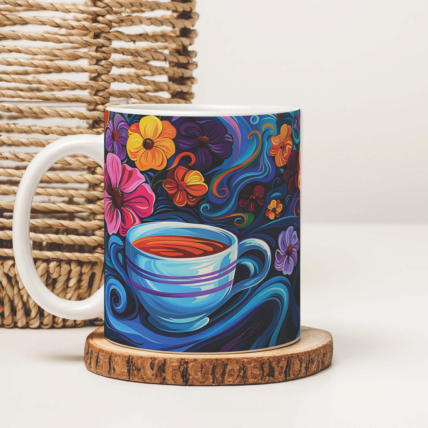 Mug - Colorful floral