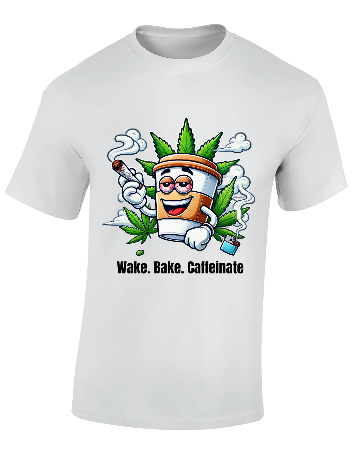 T-shirt - Wake.Bake.Caffeinate