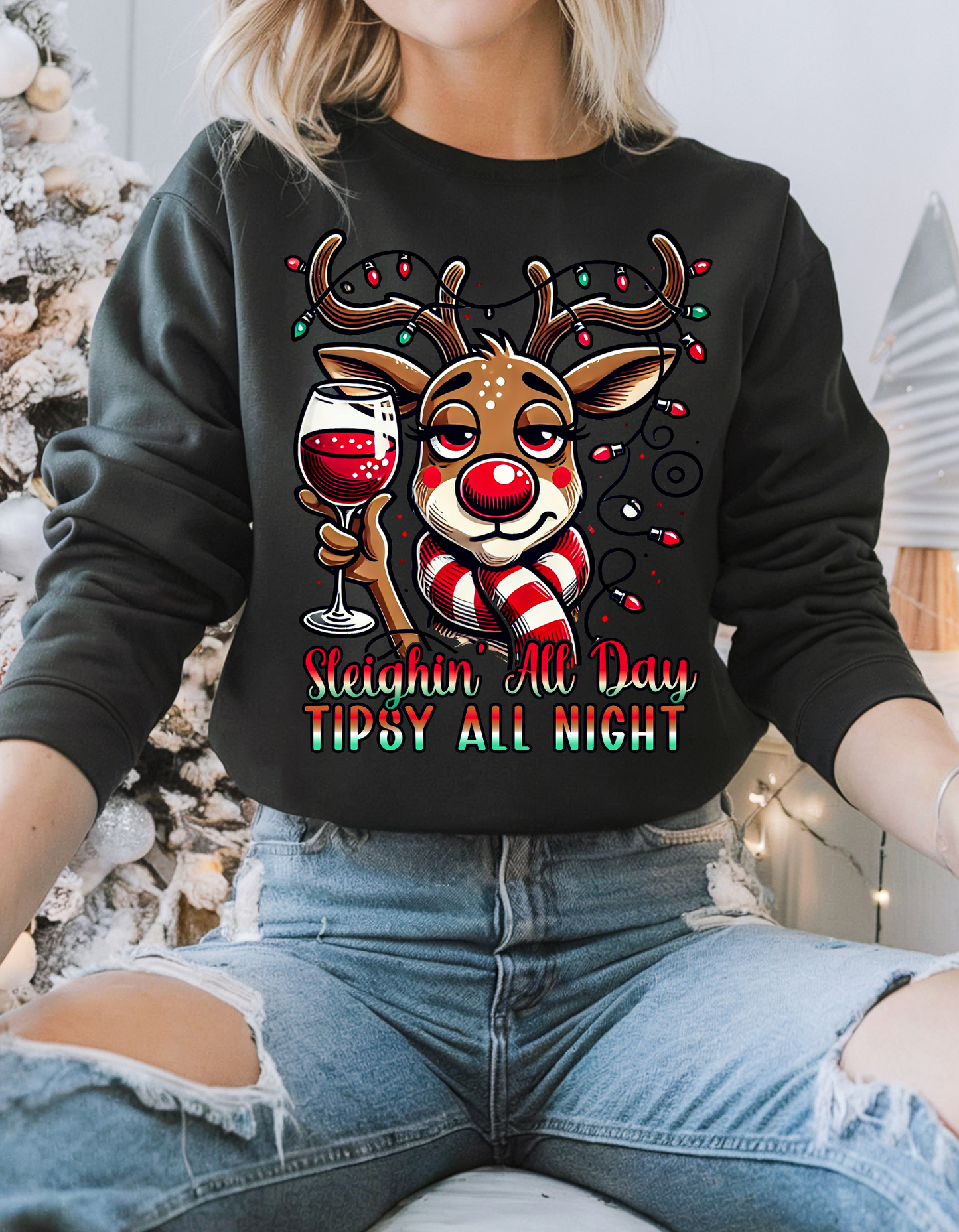 Swetshirt - Tipsy all night