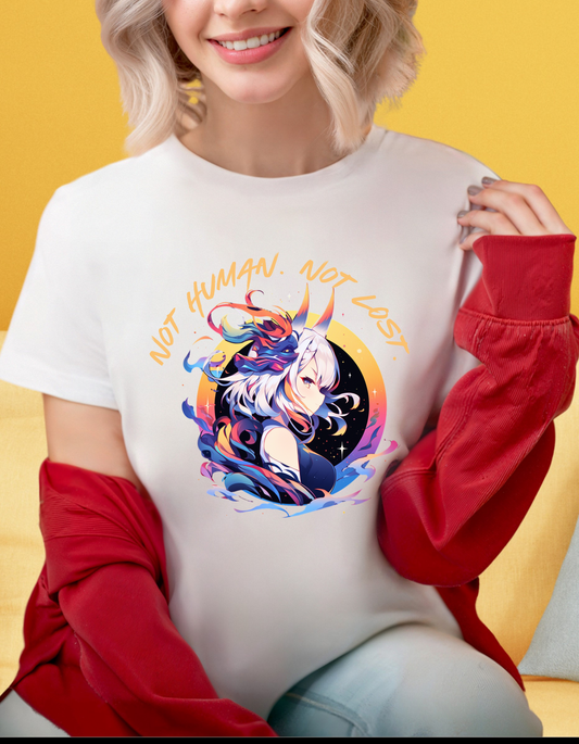 T-shirt - Not human, not lost