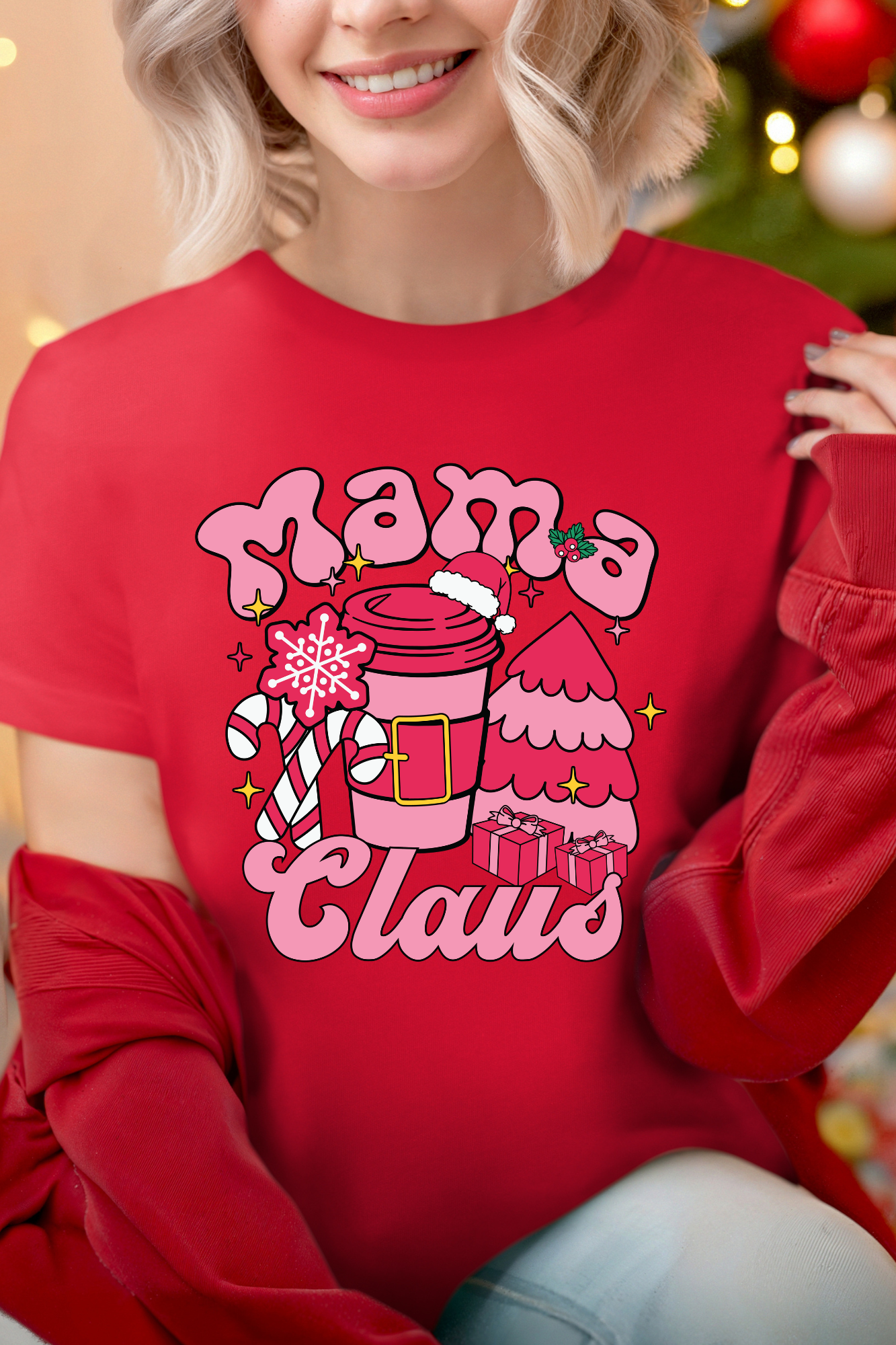 T-shirt - Mama Claus