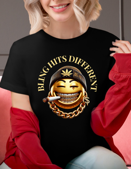 T-shirt - Bling hits different