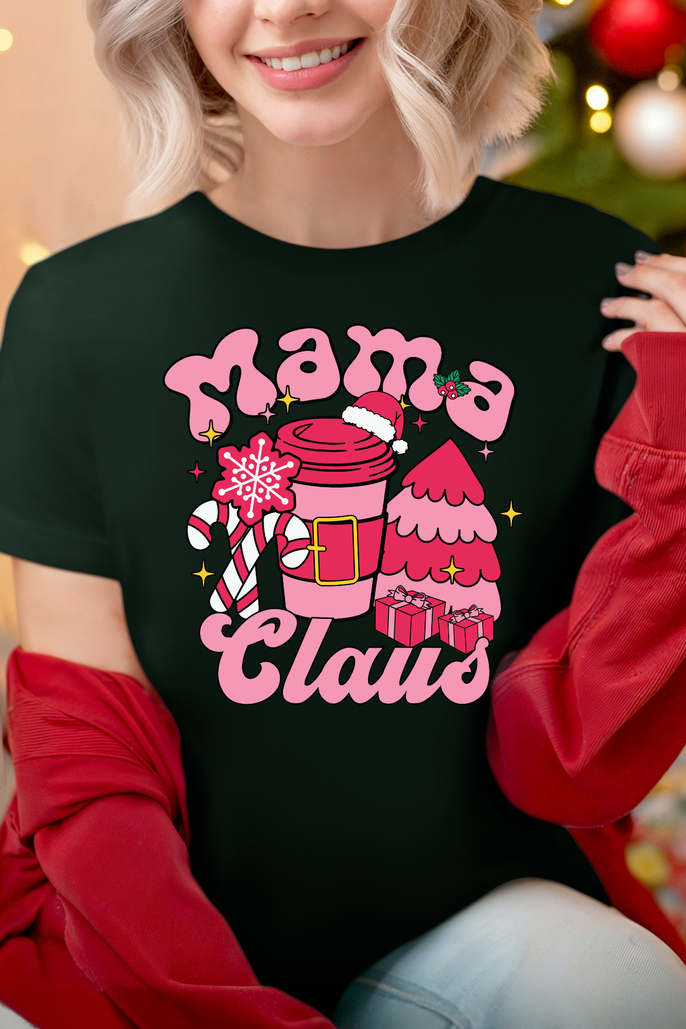 T-shirt - Mama Claus