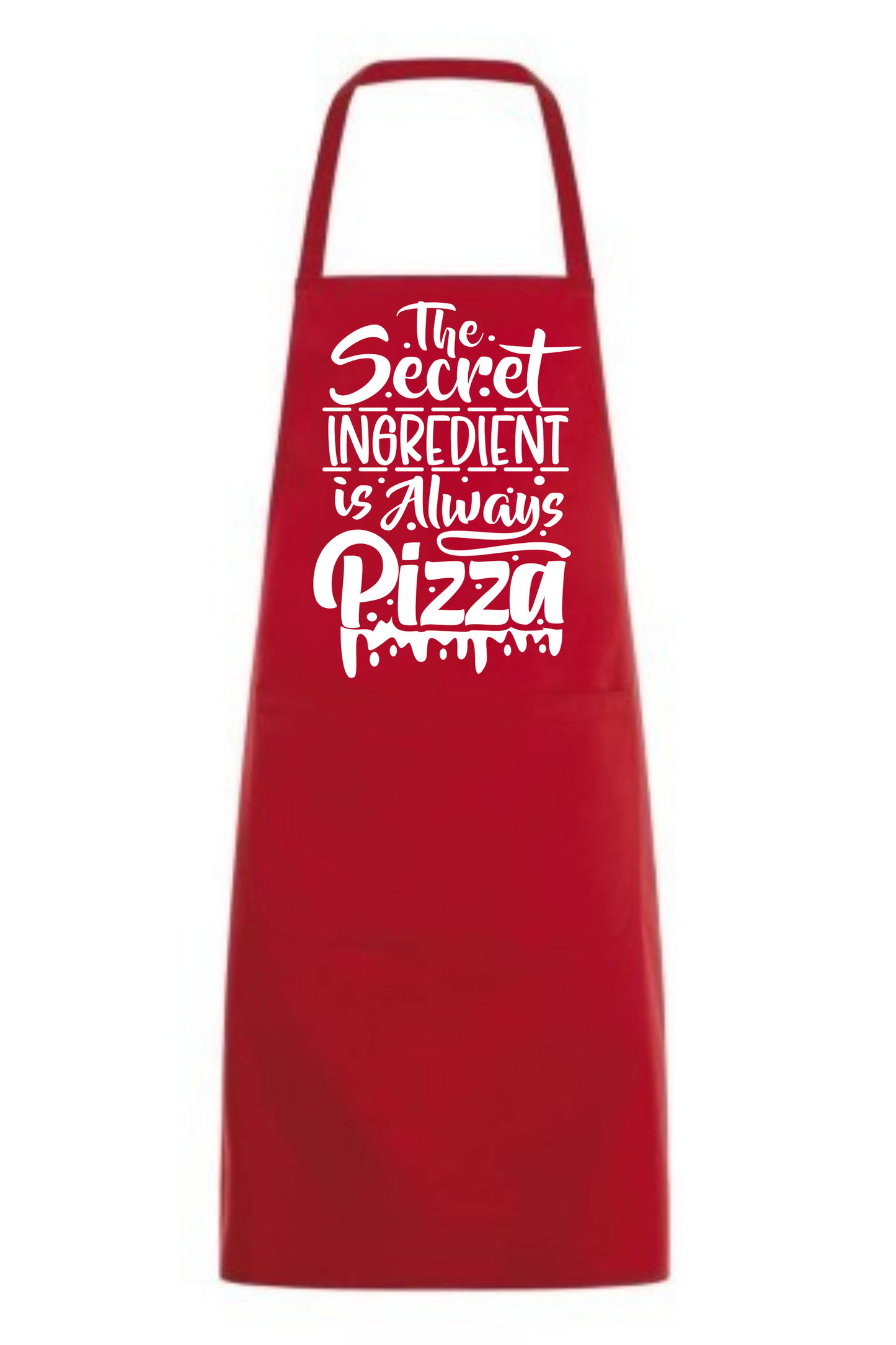 Köksförkläden- The secret ingedient is always pizza