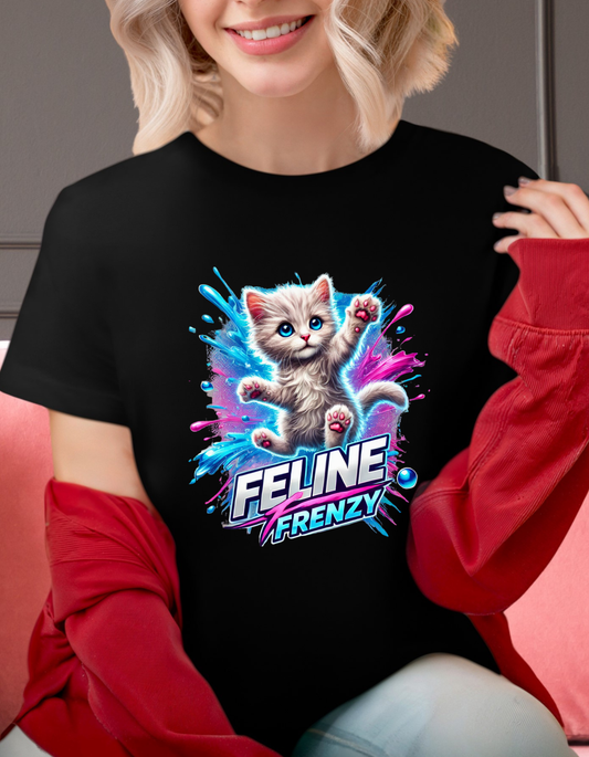 T-shirt - Feline frenzy