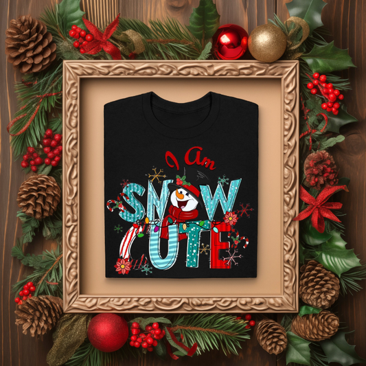 T-shirt - I am snow cute