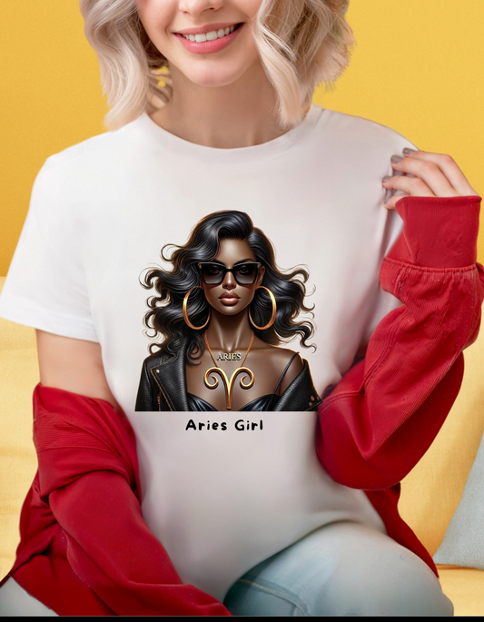 T-shirt - Aries girl