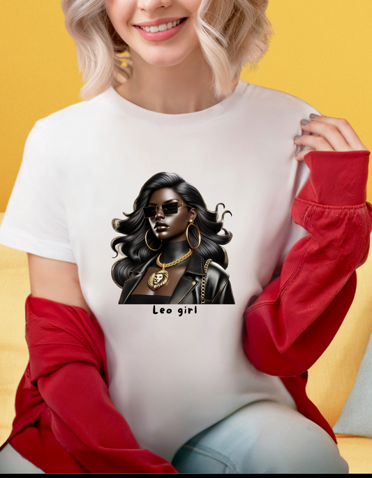 T-shirt - Leo girl