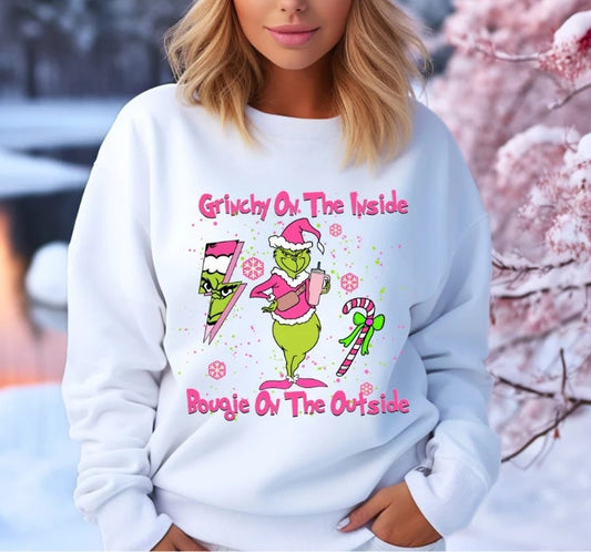 Swetshirt - Grinchy on the inside