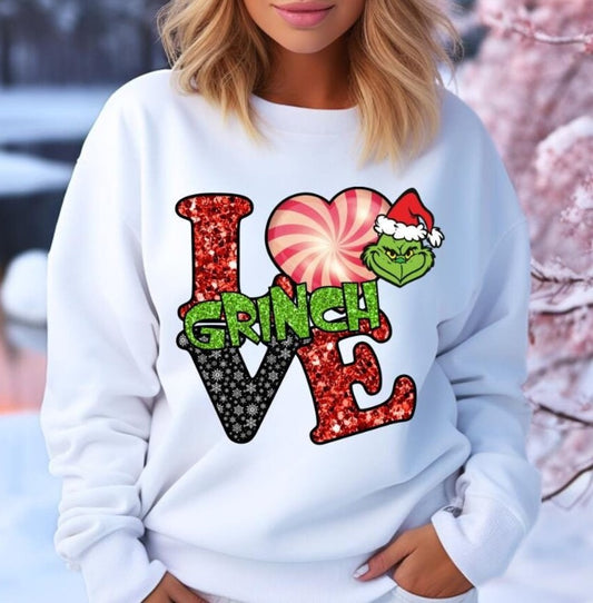 Swetshirt - Grinch love