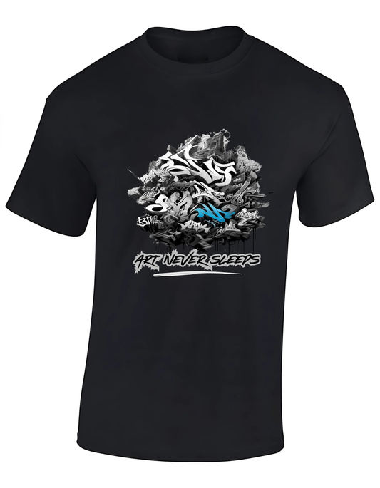 T-shirt - Art never sleeps